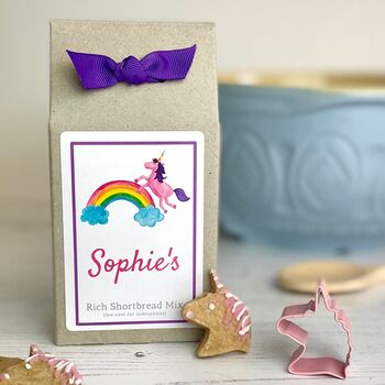Personalised Unicorn Biscuit Baking Gift Box, 2 of 6