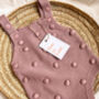 Baby Bobble Knitted Romper In Three Colours, thumbnail 5 of 7