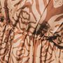 Cream Mix Three Quarter Sleeve Viscose Summer Kaftan, thumbnail 4 of 4