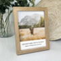 Personalised Photo Gift Print With Handmade Wood Frame, thumbnail 5 of 9