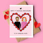 Personalised Anniversary Valentine's Portrait Card, thumbnail 1 of 7