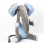 Personalised Elephant Soft Toy With Embroidered Name, thumbnail 6 of 9