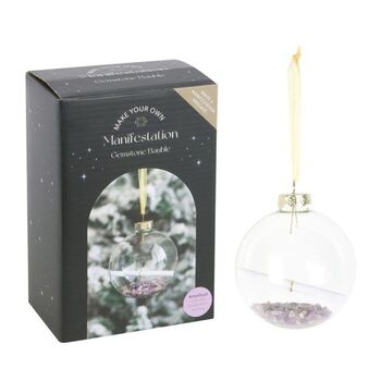 Christmas Manifestation Bauble Kit Amethyst, 2 of 6