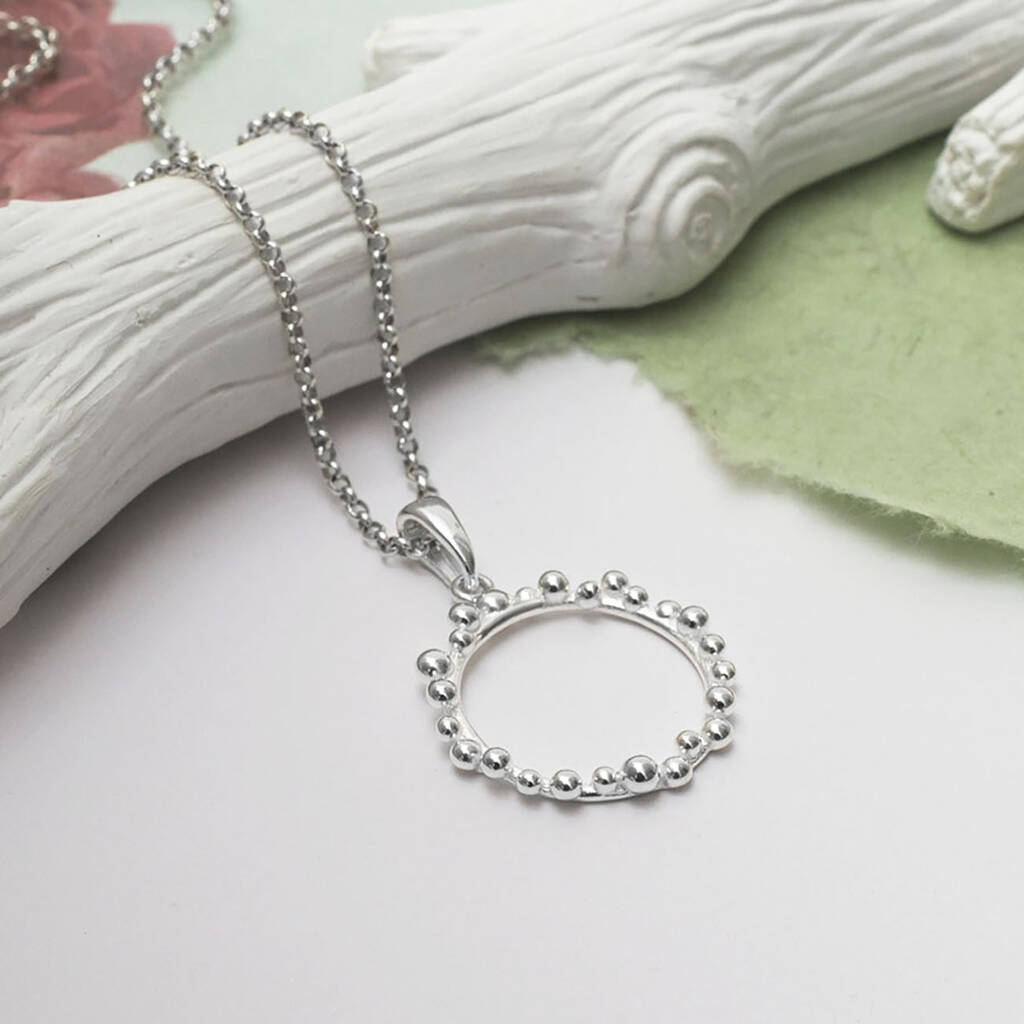 Sterling Silver Splash Necklace By Martha Jackson Sterling Silver