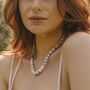 Turquoise And Howlite Asymmetrical Necklace, thumbnail 4 of 5