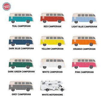 Personalised Travel Motorhome And Campervan Print, 4 of 6