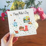 Floral Garden And Wellies Mother's Day Card, thumbnail 1 of 6