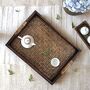 Rattan Rectangular Serving Tray With Handler Wicker, thumbnail 5 of 8