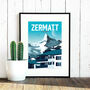 Zermatt Art Print, thumbnail 3 of 4