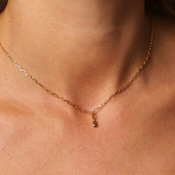 August Birthstone Necklace, 9 of 9