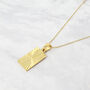 18k Gold Plated Bar Necklace Set, thumbnail 1 of 5