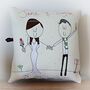 Personalised Embroidered Wedding Gift Cushion, thumbnail 11 of 12