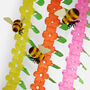 Flower Garland Paper Decoration Bright Yellow, thumbnail 2 of 2