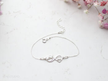Cat Mum Birthday Gift, Sterling Silver Cat Bracelet, 5 of 8