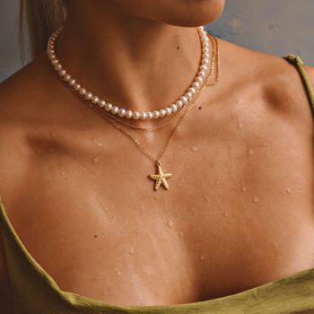 Starfish Charm Gift Jewelry Dainty Summer Style Pendant, 6 of 6