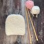 Ripple Merino Wool Beanie Hat Diy Knitting Kit, thumbnail 2 of 9