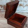 Floral Carved Wooden Jewellery Box, thumbnail 8 of 8