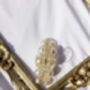 Medium Size Pearl Row Detail Claw Hair Clip, thumbnail 3 of 6