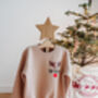 Personalised Reindeer Christmas Jumper, thumbnail 5 of 5