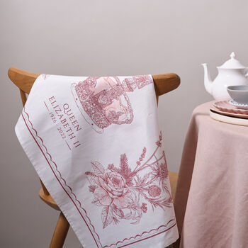 Queen Elizabeth II Commemorative Tea Towel, 2 of 4