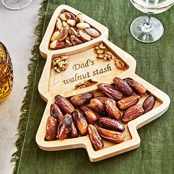 Personalised Christmas Tree Snack Tray, 2 of 7