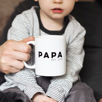 Personalised Papa Mug Father's Day Gift, 2 of 7