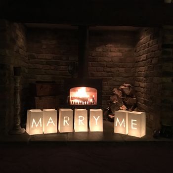 Marry Me Candle Bag Lanterns, 2 of 3