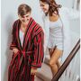 Men's Egyptian Cotton Dressing Gown Ely, thumbnail 3 of 10