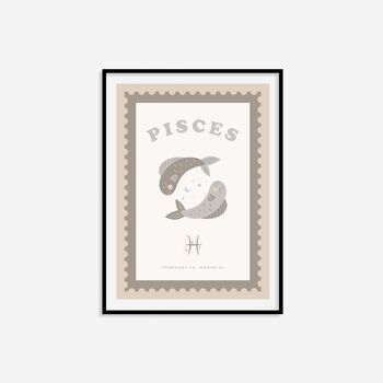 Children's Pisces Zodiac Print, 4 of 8