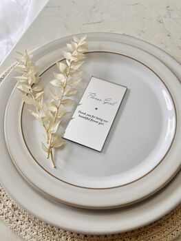 Flower Girl Gold Silver Wedding Place Setting, 2 of 2