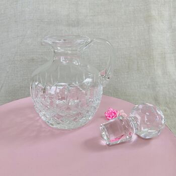 Antique Olive Oil / Vinegar Decorative Stuart Crystal Glass Bottle ~ 14, 3 of 9