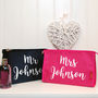 Personalised Mr And Mrs Toiletry Bags, thumbnail 1 of 4
