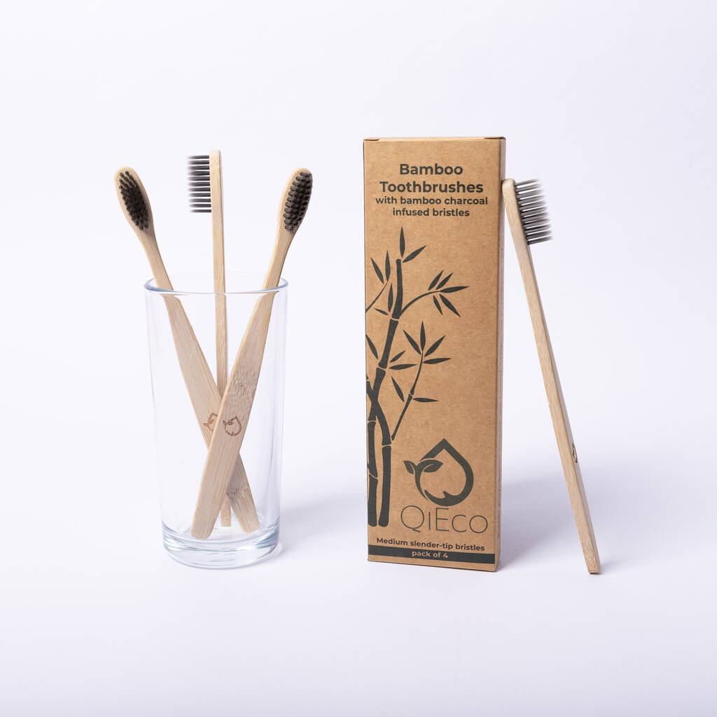 Sustainable Bamboo Toothbrush Set, 1 of 6