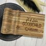 Personalised 'Couple' Acacia Wood Cheeseboard, thumbnail 1 of 5