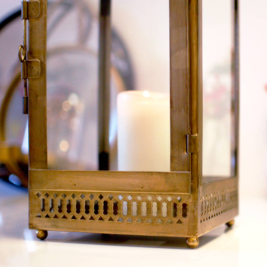 Moroccan Metal Hurricane Lantern Candle Holder By Made With Love Designs Ltd