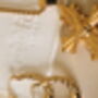 18 K Gold Heart Hoop Earrings, thumbnail 5 of 10