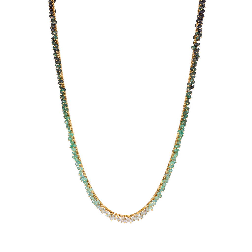 Emerald Ombré Necklace, 1 of 2