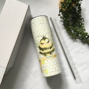 Bumble Bees Skinny Tumbler, 6 of 6