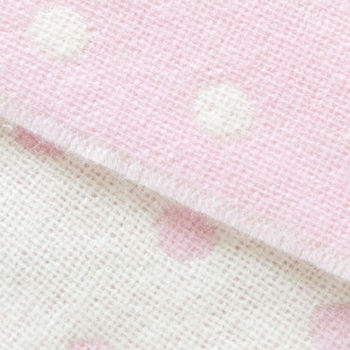 Lambswool Spot Baby Blankets, 3 of 12