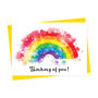 Rainbow Thinking Of You Card, thumbnail 2 of 2
