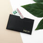 Personalised Luxury Leather Card Holder, thumbnail 7 of 12