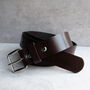 Handmade Personalised Men's Hidden Initial Leather Belt, thumbnail 3 of 8