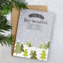 Christmas Card Treemendous. Single Card Or Pack Of Six, thumbnail 1 of 2