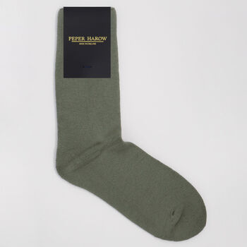 Plain Men's Bed Socks – Grey, 2 of 3