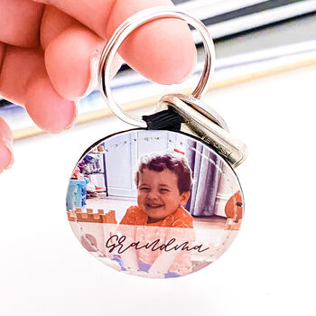 Personalised Photograph Pu Leather Key Ring, 5 of 6