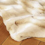 Luxury Faux Fur Winter Throw Blanket, thumbnail 6 of 8