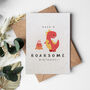 Roarsome Birthday Plantable Seed Paper Card, thumbnail 1 of 2