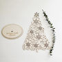 Personalised Christmas Tree With Snowflakes, thumbnail 4 of 4