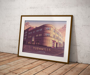 Turnmills London Travel Poster Art Print, 5 of 8