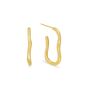 Ripple Hoop Earrings, thumbnail 1 of 6